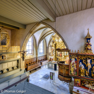 Innenraum der Spitalkirche nach der Renovierung