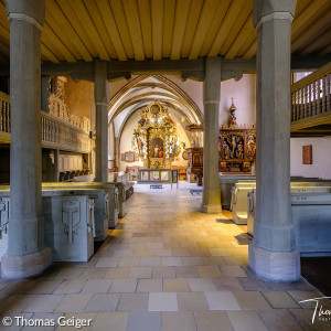 Innenraum der Spitalkirche nach der Renovierung