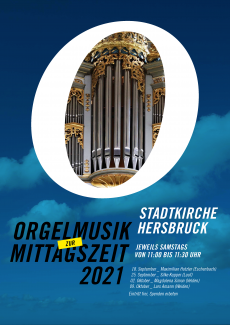 Orgelmusik zur Mittagszeit Herbst 2021